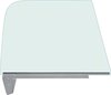 14843 Door Glass 1967-1972 Chevrolet, GMC Suburban; Clear; With Lower Frame; Passenger Side - image 2
