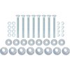 14903W 1967-72 Chevy, GMC Pickup Truck; Bed Floor Mounting Hardware Set; for Wood Floor; Short Bed or Long Bed - image 2