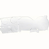 14938 Instrument Cluster Lens for 1973-1987 GM Truck - image 1