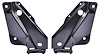 14972 Radiator Support Gussets for 1967-1969 Pontiac Firebird, Trans Am [Pair] - image 1