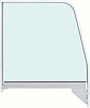 15020 Door Glass and Chrome Frame 1955-1959 Chevrolet, GMC Truck; Tinted; w/Channel Setting; RH - image 1