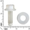 15059 Door Hinge Bolt Set Upper or Lower; 1960-66 GM Truck; Set of 6; Does 1 Hinge - image 3