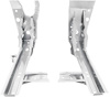 15117W 1966-67 Chevy II, Nova; Firewall To Floor Braces; Silver Weld-Thru Coating - image 1