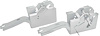 152600W 1962-64 Impala, Full Size Hardtop, Sedan; Trunk Lid Hinges; LH & RH; Weld-Thru Primer Finish - image 1