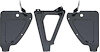 152601 1962 Impala, Bel Air, Biscayne, Grill Support Bracket Set, 3 Piece Set - image 1