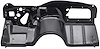 152624 1968 Chevy II, Nova, Firewall Panel Assembly, w/out AC, EDP Coated - image 1