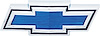 152652 Bow Tie Grill Emblem 1971-72 Chevrolet Truck; Blue - image 1
