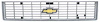 152658 1973-74 Chevy Pickup, Blazer, Suburban, Grill Assembly, w/Foil Bow Tie Emblem, Argent Silver - image 1