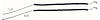 1970-81 Camaro / Firebird Door Opening Rods - image 1