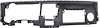 152760 1969 Firebird, Trans Am, Dash Panel Face, w/out Upper Dash Panel, EDP Coated - image 1