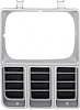 152878 1981-82 Chevrolet, Pickup, Blazer, Suburban, Headlamp Bezel, Single Headlamp, Argent Silver & Black, RH, Passenger Side - image 1