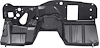 153079 1968 Camaro, Firebird, Firewall Panel, Coupe, w/ Air Conditioning, EDP Coating - image 1