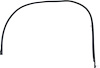 153115 1978-82 Chevy, GMC Pickup, Blazer, Jimmy, Suburban, Front Door Weatherstrip, LH , Drivers Door - image 1