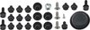153213 Inner Door Hardware Mounting Set for 1968-1969 Chevy Camaro, Pontiac Firebird