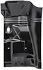153242 1975-1981 Camaro, Firebird, Front Floor Pan, w/ Toe Board, LH Driver Side - image 1