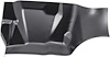 153256 1975-1981 Camaro, Firebird, Front Toe Board Repair Panel, LH Drivers Side, EDP Coated - image 1