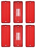 153476 1970 Impala, Caprice, Tail Lamp Lens, 6 Piece Set - image 1