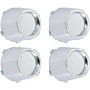 153570 SS Chrome Wheel Cap Set 1969-70 Camaro, Impala, Nova, Chevelle; Hardware; Without SS Emblems - image 1