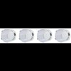 153570 SS Chrome Wheel Cap Set 1969-70 Camaro, Impala, Nova, Chevelle; Hardware; Without SS Emblems - image 3