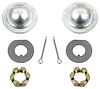 Spindle Hardware Set Fits Select 1970-1996 GM Car Models [Dust Cap, Cotter Pin, Spindle Nut, Washers] - image 1