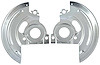 153644 Disc Brake Backing Plate Set for 2" Drop Spindles 1964-74 GM; Various GM Models - image 1