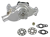 153656C Water Pump 1955-72 Chevrolet; Small Block V8; Short Style; Cast Aluminum; Chrome Finish - image 1
