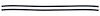 153707 Inner Side Headliner Molding-1968-72 Chevy II, Nova, Ventura; 2 Door Coupe; Pair - image 1