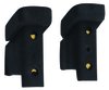 154073 1962-65 Chevy II Nova, Upper Vent Window Rubber Bumpers, Hardtop, Convertible, Pair - image 4