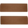15471671 Interior Door Panel Set; 1947-55 Chevy, GMC Pickup Truck; Padded Vinyl; Adhesive Backed; Brown - image 2