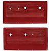 15472002 Interior Door Panels; 1967-71 Chevy, GMC Pickup, Blazer, Jimmy, Suburban; ABS; Red; RH & LH; Pair - image 1