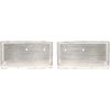 15472028 Interior Door Panels; 1967-71 Chevy, GMC Pickup, Blazer, Jimmy, Suburban; ABS; Off White; RH & LH; Pair - image 2