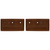 15472071 Interior Door Panels; 1967-71 Chevy, GMC Pickup, Blazer, Jimmy, Suburban; ABS; Brown; RH & LH; Pair - image 2