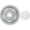 154732P 1968-81 Classic Rally Wheel; Argent Silver; 15" x 8"; 5x4-3/4", 5x4.5" Dual Lug Pattern - image 2