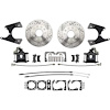 154773BK 1967 Camaro, Firebird; Rear Disc Brake Kit; Drilled/Slotted Rotors; Black Calipers - image 1