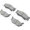 154905 1973-89 Dodge, Plymouth A-Body, Brake Pad Set, Front, LH & RH, For Single Piston Caliper - image 1