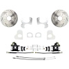 154966 1978-87 Regal, 1978-88 GM A, G-Body, Rear Disc Brake Kit, Drilled/Slotted Rotors, Black Calipers - image 1