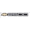 15551234  "2500" Door Emblem 1988-99 Chevy GMT400 Series C/K Truck, SUV - image 4