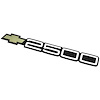 15551235 2500 Door Emblem for 1988-1999 Chevy GMT400 C/K Trucks, SUVs - image 1