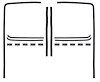 155590 1955-59 GM Truck, Glass Run & Window Felt Anti Rattle Weatherstrip, 18-Piece Set - image 1