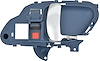 1995-02 GM C/K Pickup Truck / Sport Utility Inner Door Handle - RH Chrome Lever With Blue Housing - image 1