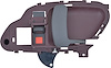 1995-02 GM C/K Pickup Truck / Sport Utility Inner Door Handle - Black Lever with Red Housing; RH - image 1