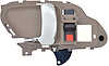 1995-02 GM C/K Pickup Truck / Sport Utility Inner Door Handle - LH Chrome Lever With Brown Housing - image 1