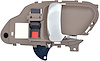 1995-02 GM C/K Pickup Truck / Sport Utility Inner Door Handle - RH Chrome Lever With Brown Housing - image 1
