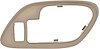 1995-02 Chevrolet / GMC Truck  with Power Lock Hole Inner Door Handle Bezel - Beige; RH - image 1