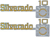 157529 Front Fender Emblem for 1975-1980 Chevrolet Truck [Silverado 10] - image 1