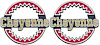 157543 1973-79 Chevrolet K5 BLAZER, "Cheyenne" Rear Quarter Panel Emblems, Pair - image 1