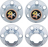 160018 Hub Cap Set for 1971-91 Chevy/GMC Trucks, Blazer, Jimmy, Suburban, 6 Lug - image 1