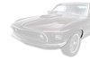 16038D 1969 Ford Mustang; Front Wheel Opening Molding; LH - image 2