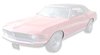 16038F 1970 Mustang; Front Wheel Opening Molding; Drivers Side - image 2