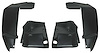 16102G Front Fender Splash Shields 1970 Mustang; 4 Piece Set - image 1